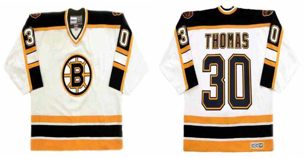 2019 Men Boston Bruins #30 Thomas White CCM NHL jerseys->women nfl jersey->Women Jersey